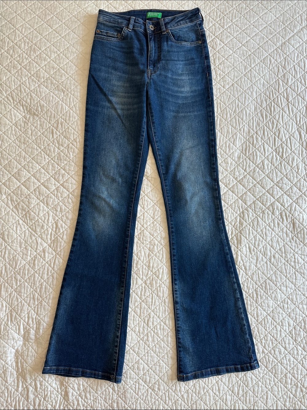 United Colors of Benetton Dark Blue Cameron-Flare Jeans